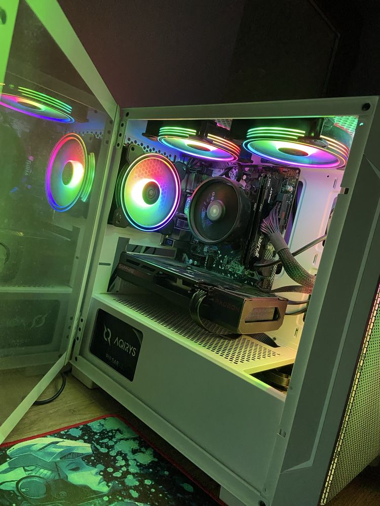 Calculator Gaming Ryzen 5 5500, Rx 7600 Radeon, 16 gb Ram.