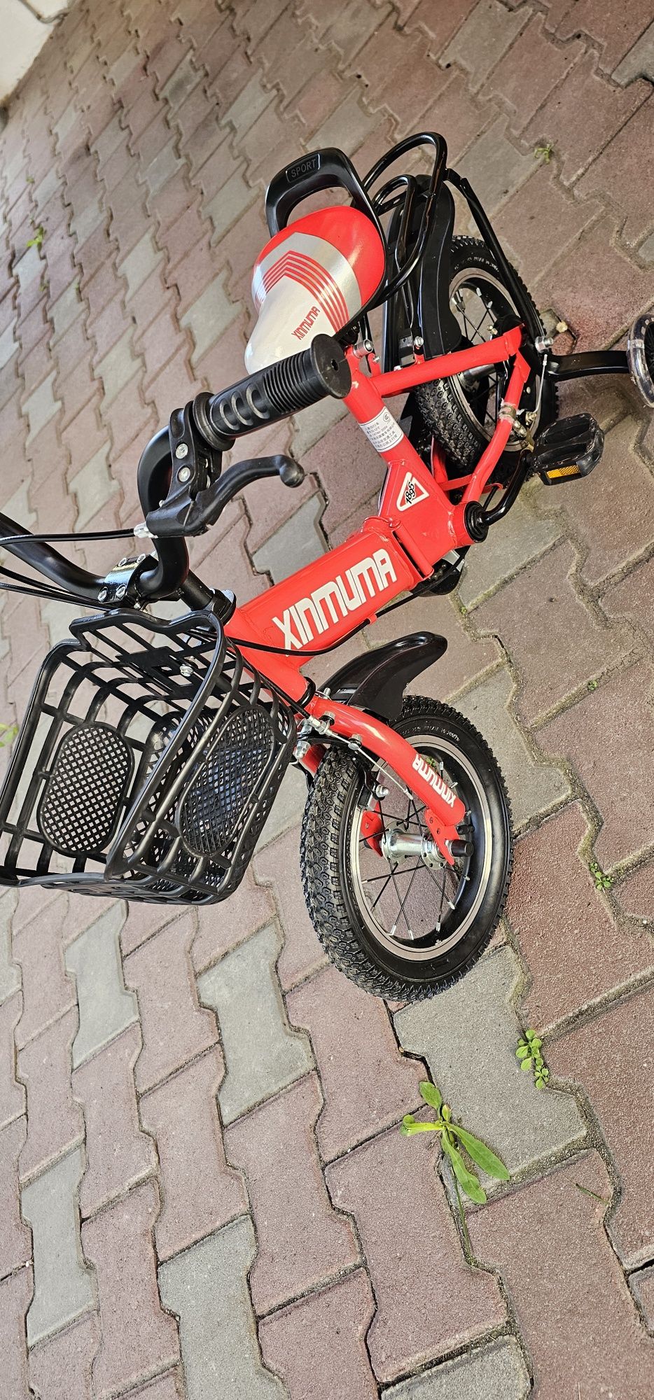 Bicicleta copii cu roti ajutătoare noua