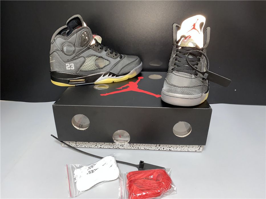 Air Jordan 5 x Off-White Muslin