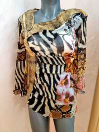 Маркова дизайнерска  блуза ,Кавали  внос Италия. Размери S  u M.
