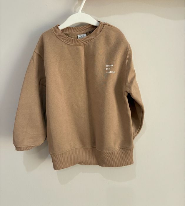 Bluza ZARA baieti 4-5ani bej