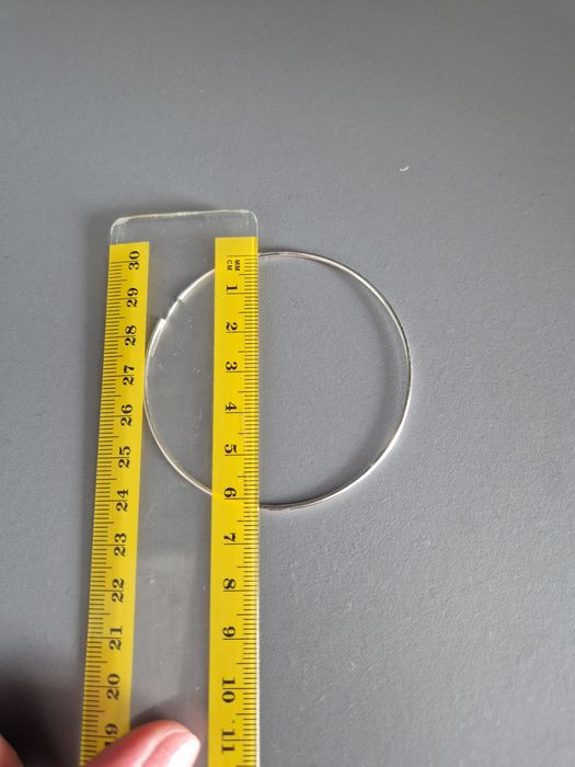 Cercei rotunzi mari de argint si inel pandora