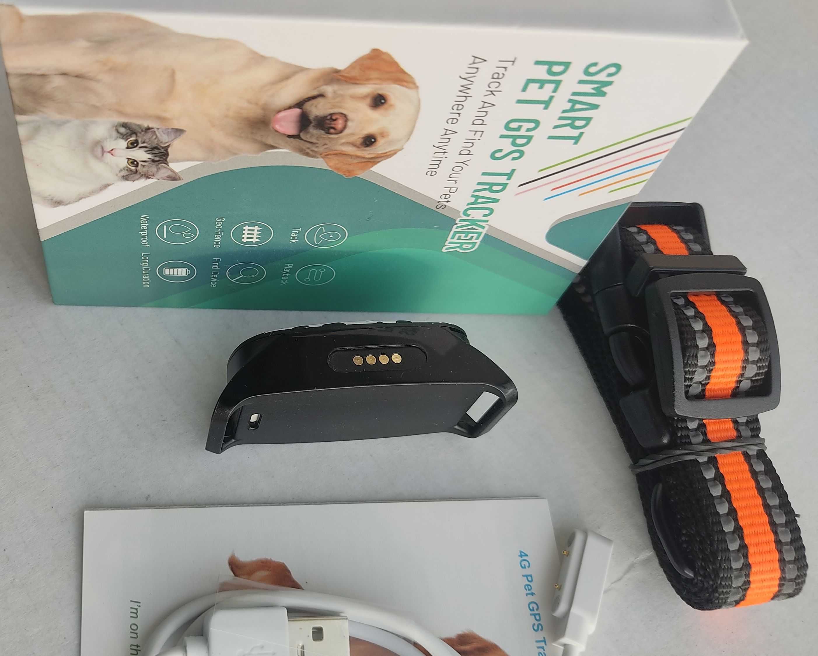 GPS тракер, IP67, за домашни любимци, животни: кучета, котки,