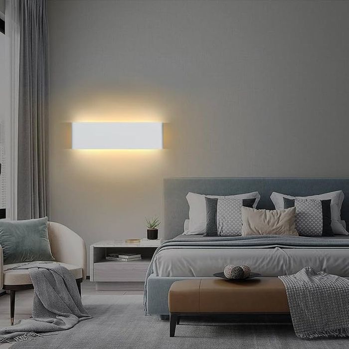 Модерен LED стенен аплик KICAAO – 2 броя (15.7 инча, 20W, 3000K)