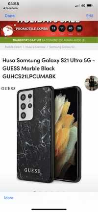 Husa Guess pentru telefon Samsung Galaxy S21 Ultra