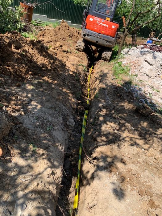 Lucrari Miniexcavator 2 T - 3.5 T Excavari Sapaturi Demolari Transport