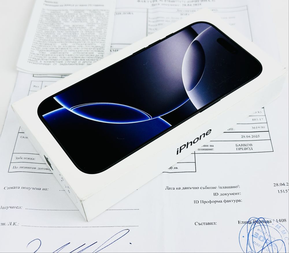 НОВ! Apple iPhone 16 Pro 1TB Black 2г. Гаранция!