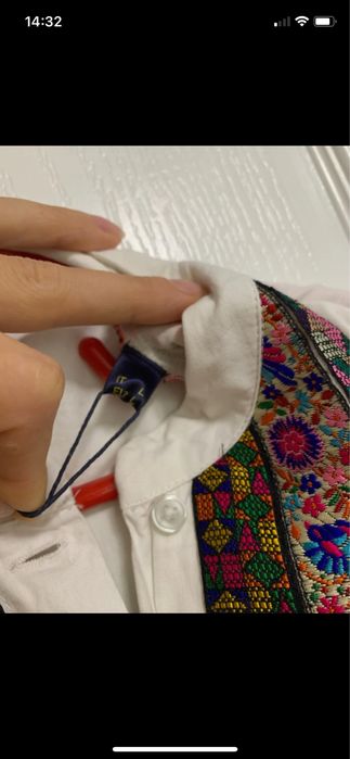 Camasa dama ovs cu motive traditionale