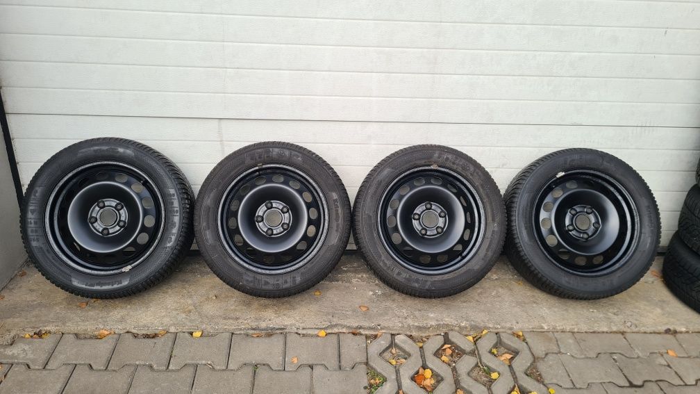 4 roti complete Vw Golf/Touran/Passat/Jetta, 205/55R16,Audi/Skoda/Seat