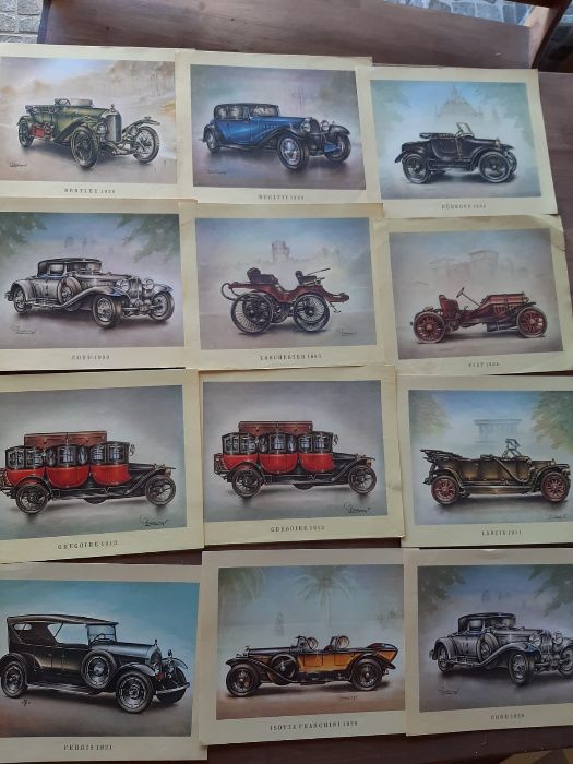 Afise ARAL Vintage Masini vechi , Oldtimer , Poster,Afis vechi