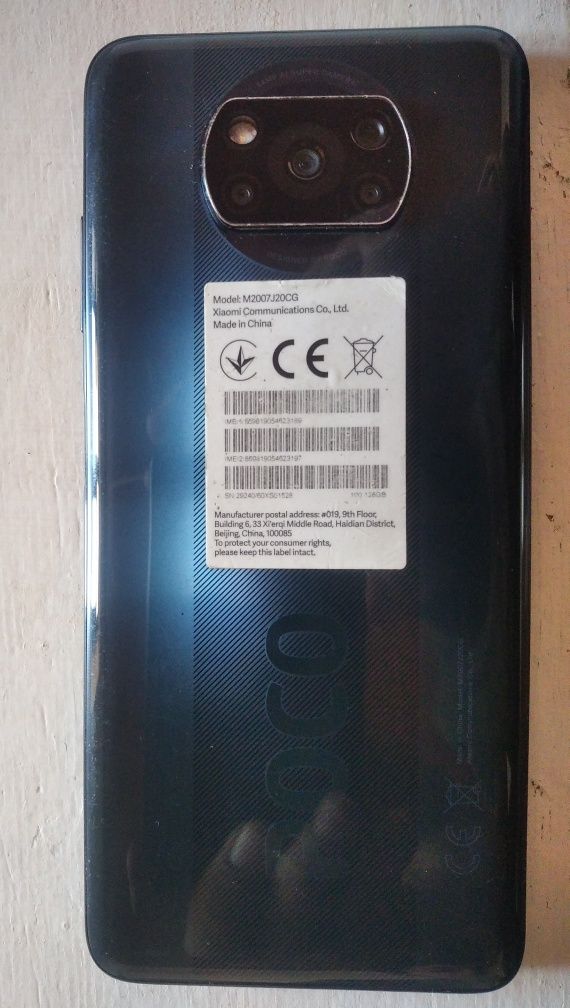 Poco x3 pro 8 yadro 128 GB