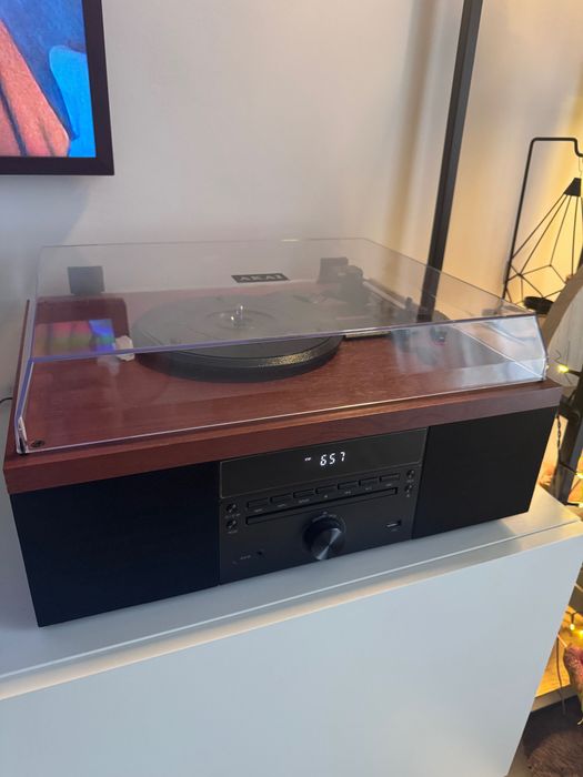 Pick-up stereo cu difuzoare incorporate AKAI ATT-14BT, Bluetooth