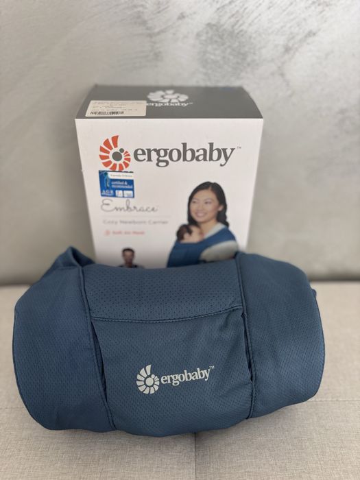 Ергономична раница Ergobaby - Embrace Soft Air Mesh, Blue