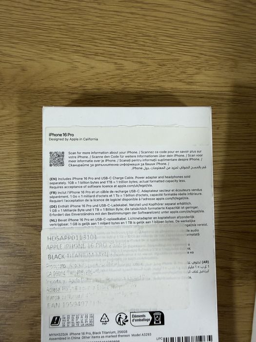 Iphone 16 Pro 256 GB