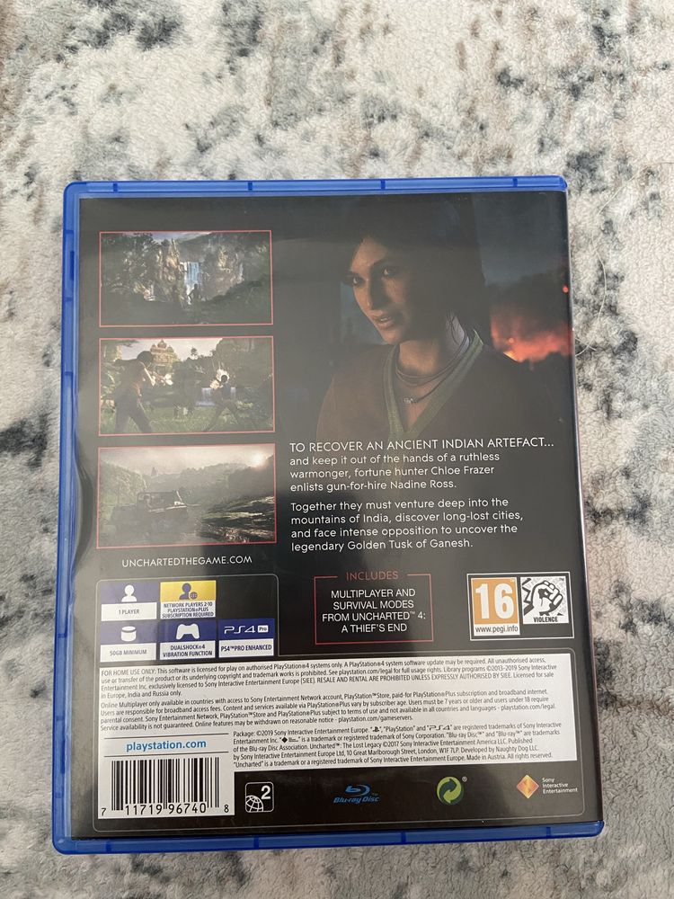 Игра за ps4 UNCHARTED