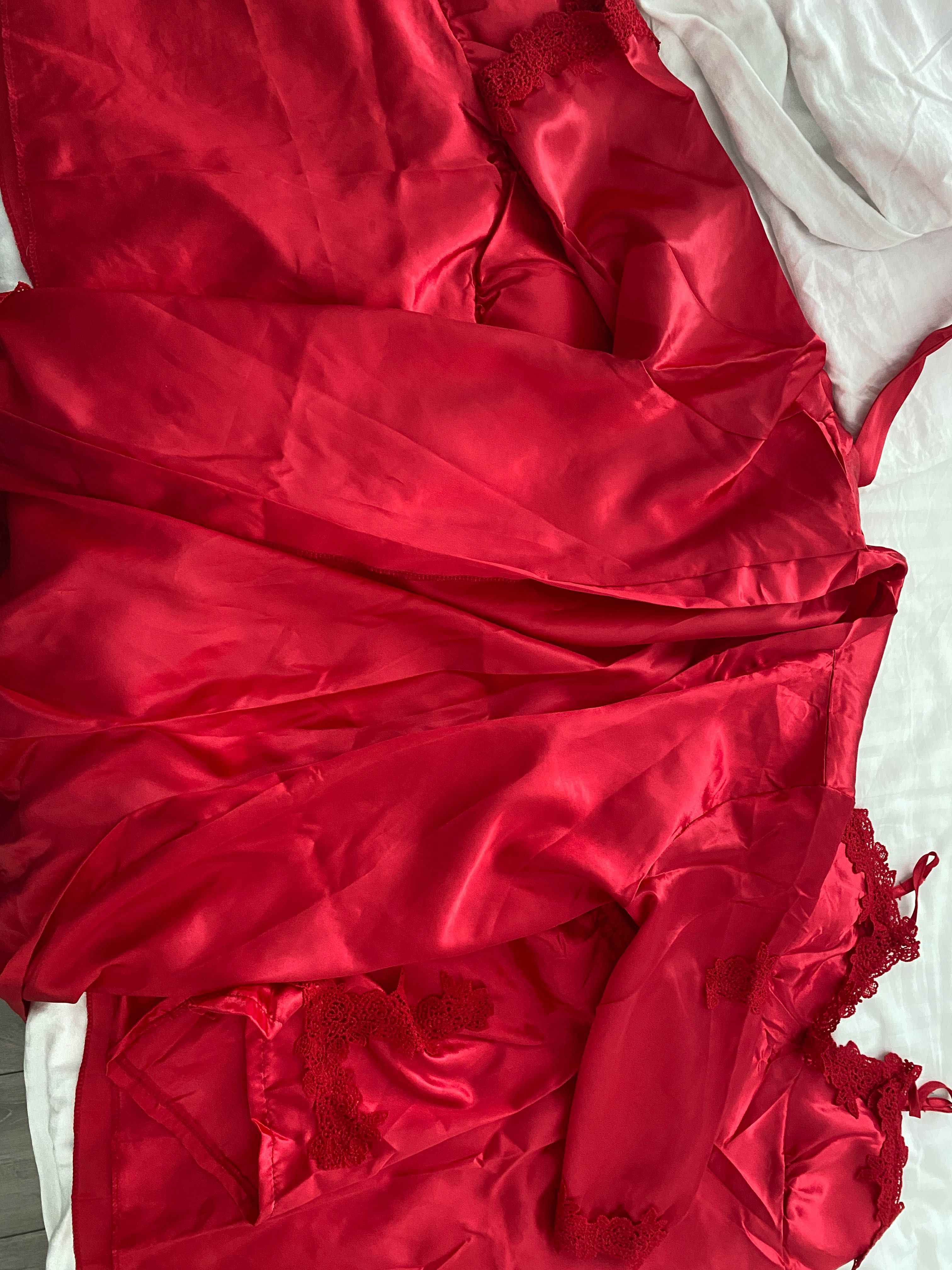 Set pijama din satin - 5 piese