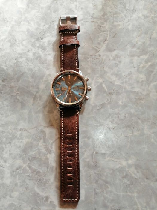 Ceasuri mana New Yorker, quartz, curea piele sintetica/silicon, ca noi