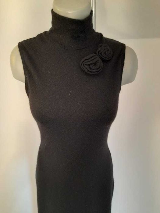 Rochie tricotata Moschino angora+lana in marime S