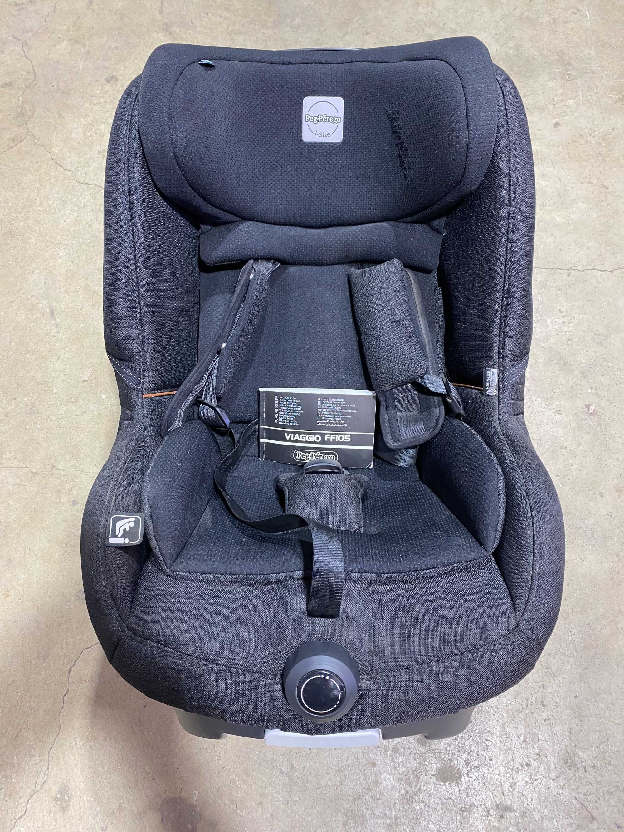 Scaun auto copii Peg-Perego, Viaggio FF105, i-Size, R129, Negru/Alb