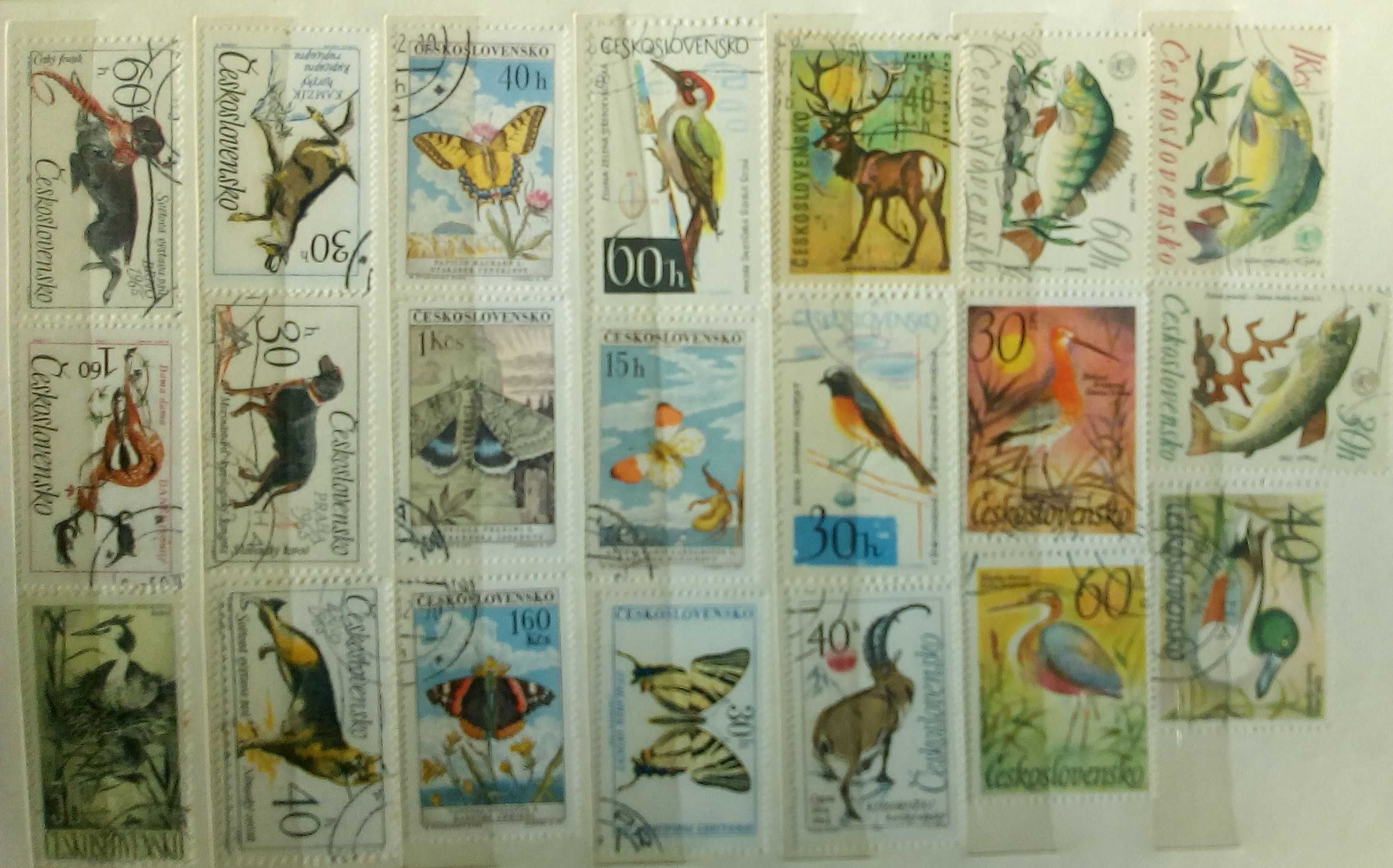 Clasor cu timbre straine diferite 36 pagini