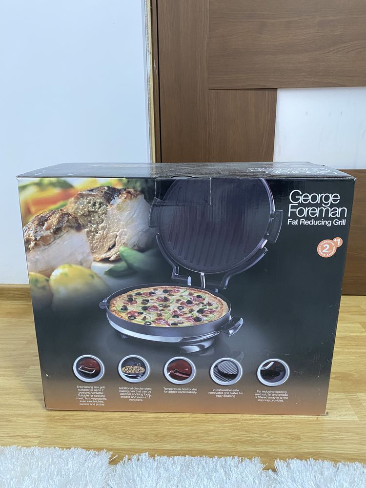 Gratar electric George Foreman/ Nou/ Sigilat