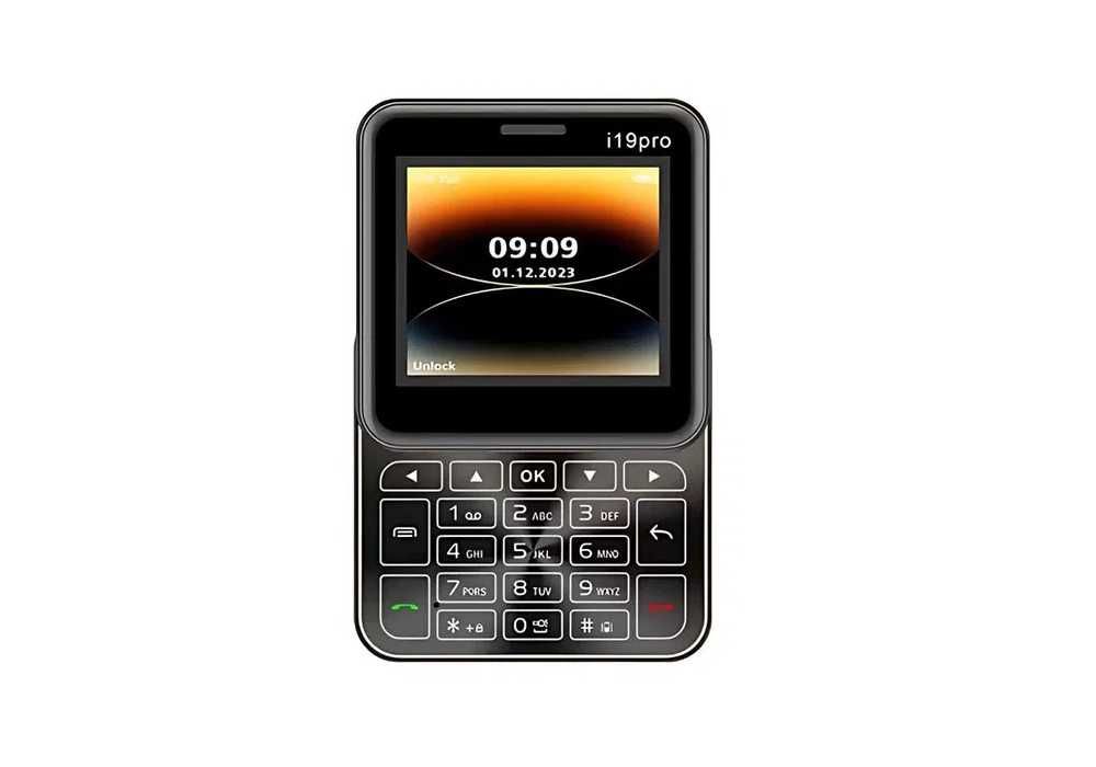 Telefon Mini Slide i19 Pro, 2.4 inch, Dual SIM, camera, FM, Bluetooth