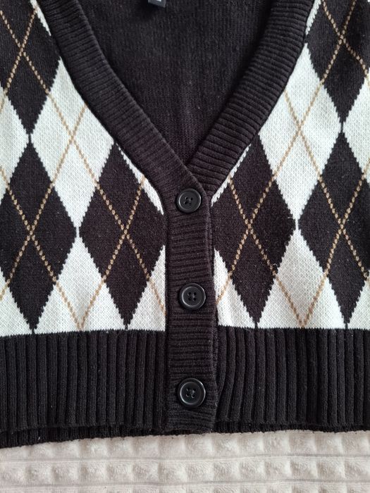 Черно-бяла жилетка H&M