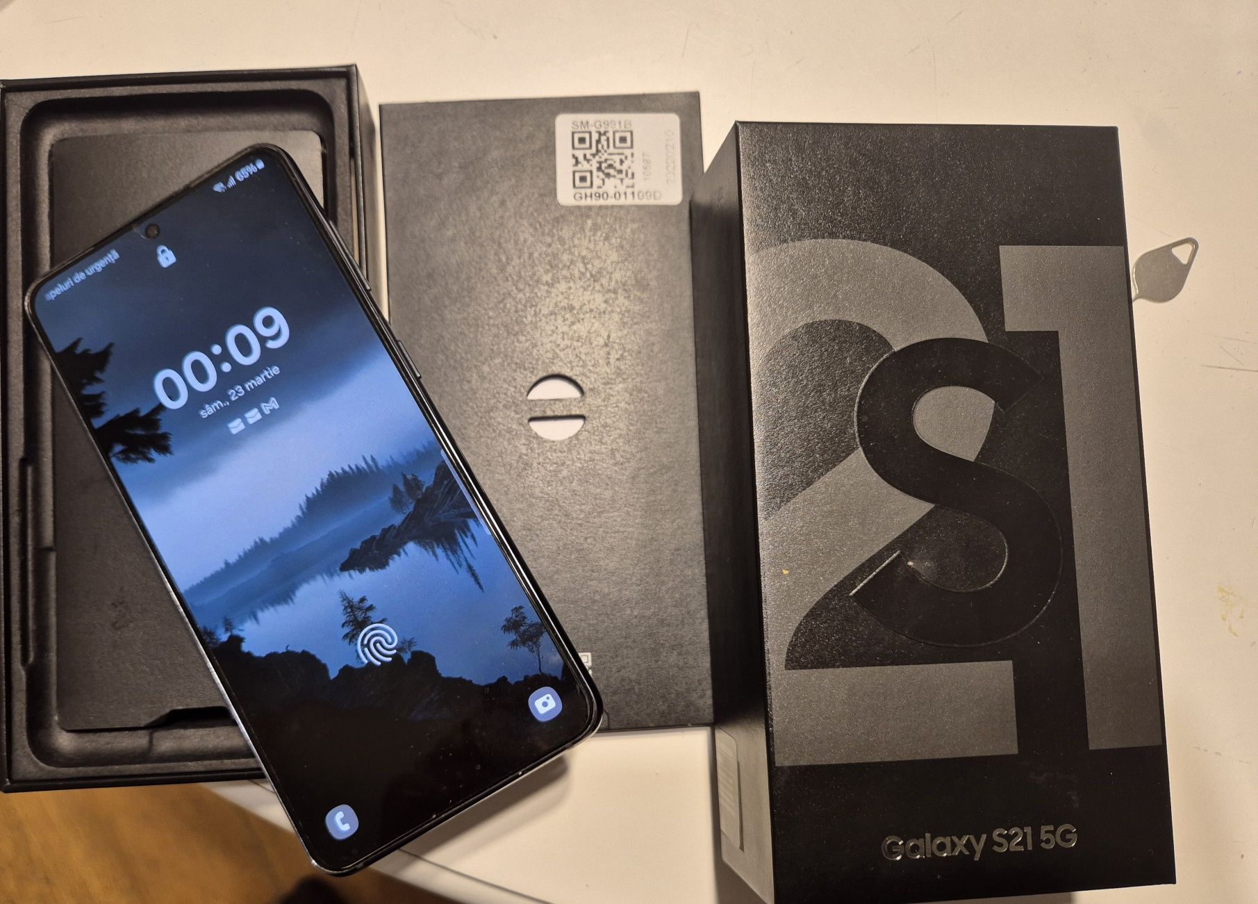 Samsung S21 5G impecabil full cutie/accesorii