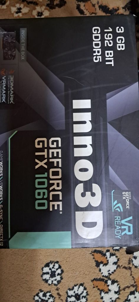Видео Карта. GEFORCE GTX 1060 + оперативная память 16GB DDR3  по 8 GB