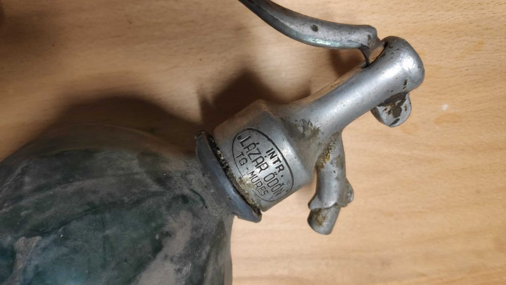 Set 2 Sifoane Vechi din Sticlă (Butelii Apa Vintage Târgu Mureș