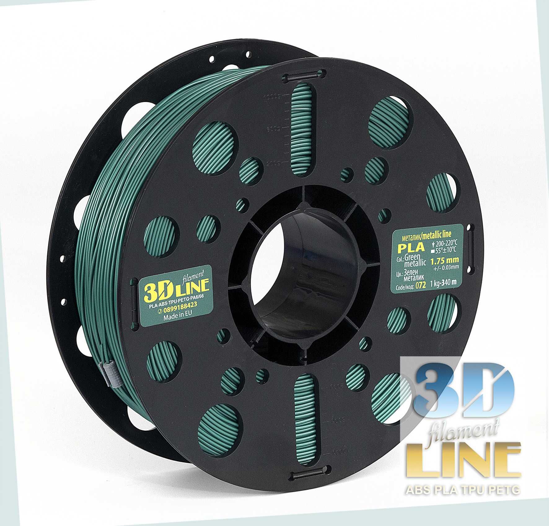 Нишка за 3Д принтер. Филамент Filament PLA PETG PCTG ABS ASA TPU