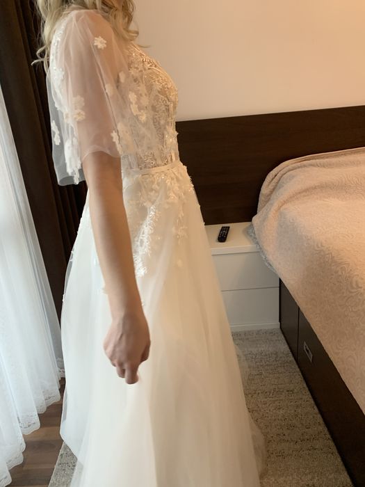 Rochie mireasa unicat (facuta la comanda), marimea S