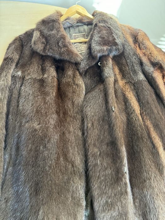 Палто от истинска кожа