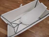 Cadita pliabila Stokke Flexi Bath cu suport metalic