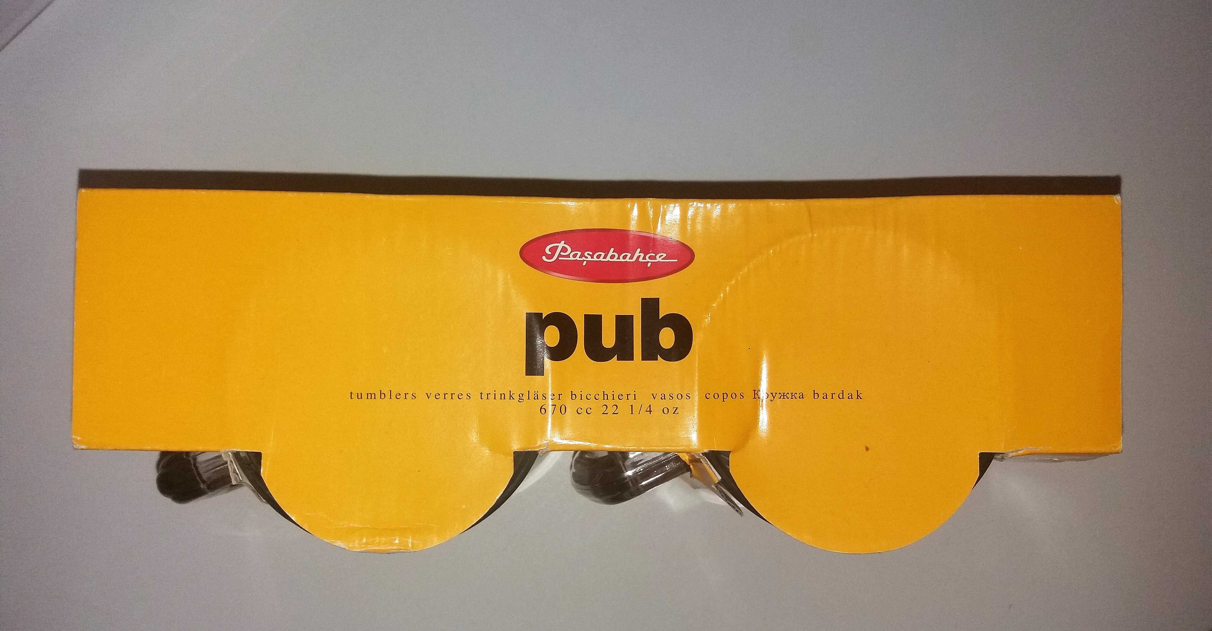 Подарочный набор "Pub" из 2-х пивных кружек новый