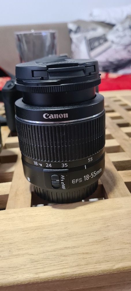 Aparat foto DSLR Canon EOS 4000D,18.0 MP, Negru + Obiectiv EF-S 18-55m
