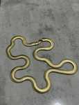 Lant aur 14k - Cuban sarpe snake plat - NOU cu Certificat de garantie