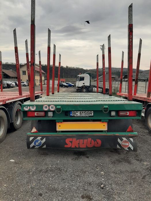 Vand Remorca transport lemn 3 axe