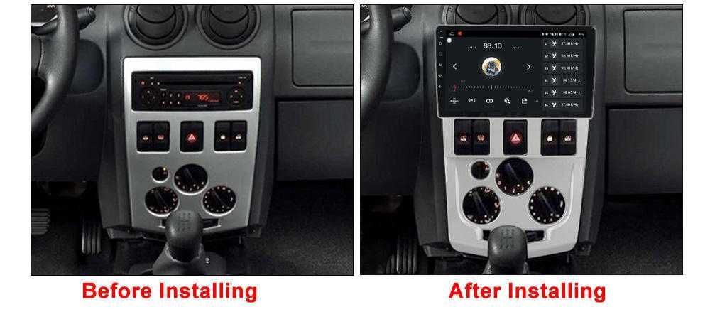 NAVIGATIE Android 14 Renault Dacia Logan 1/8 Gb Waze CarPlay + CAMERA