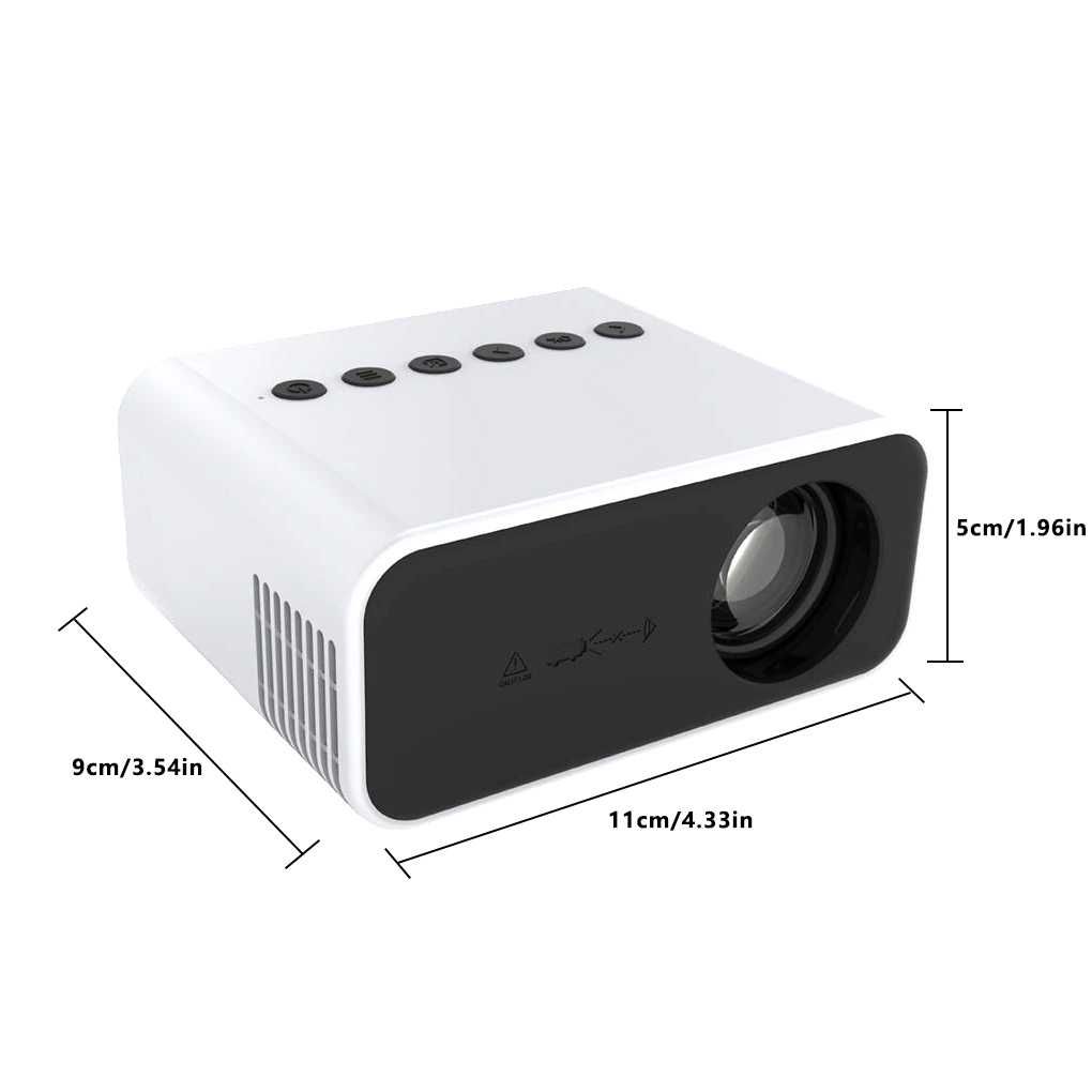 МИНИ Проектор YТ500 Домашно кино USB/1080P FHD/до 100инча/LED/AV изход
