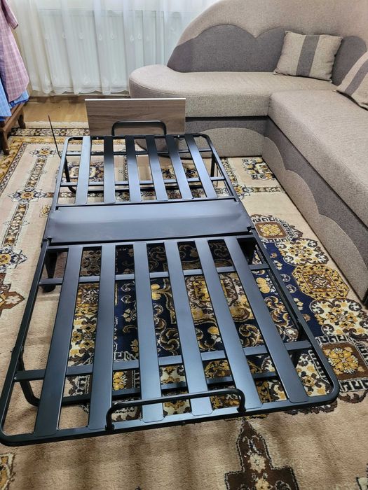 Pat pliabil cadru metal