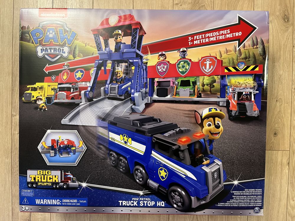 Нов! Paw Patrol Big Truck Pups с превозни средства и фигура