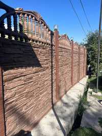 Бетонный забор Ограда
