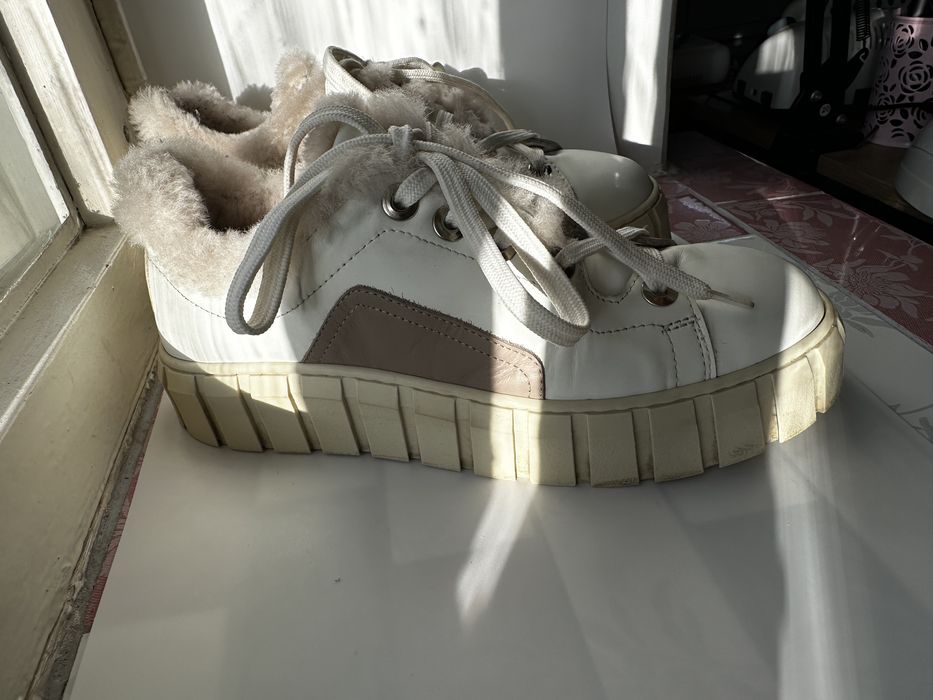 Теплые зимние кеды