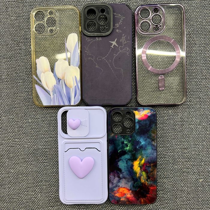 Iphone 13 Pro Case ЛОТ 5 броя Кейсове за Телефон