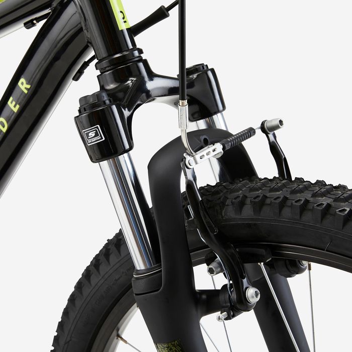 Bicicletă Mtb Expl 500 24" negru copii - produs resigilat Decathlon