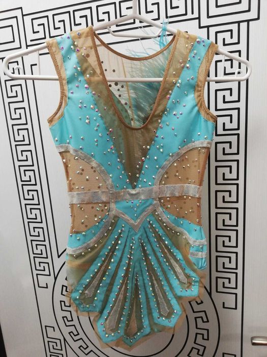 Трико ново за художествена гимнастика, танци за момиче около 9-11 год.