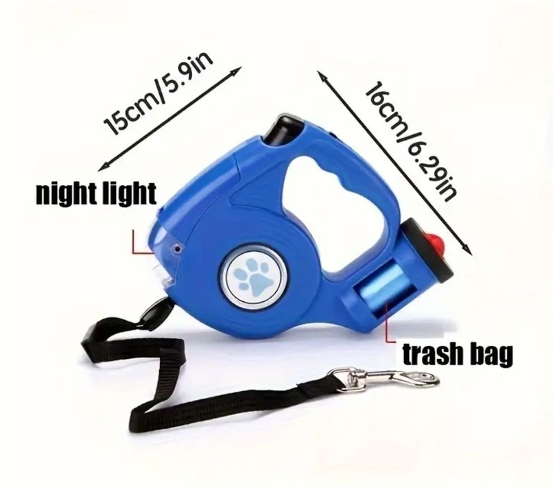 Повод за куче 3 в 1