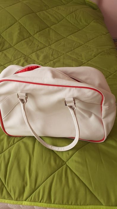 Кожена спортно-елегантна плажна чанта Lotto