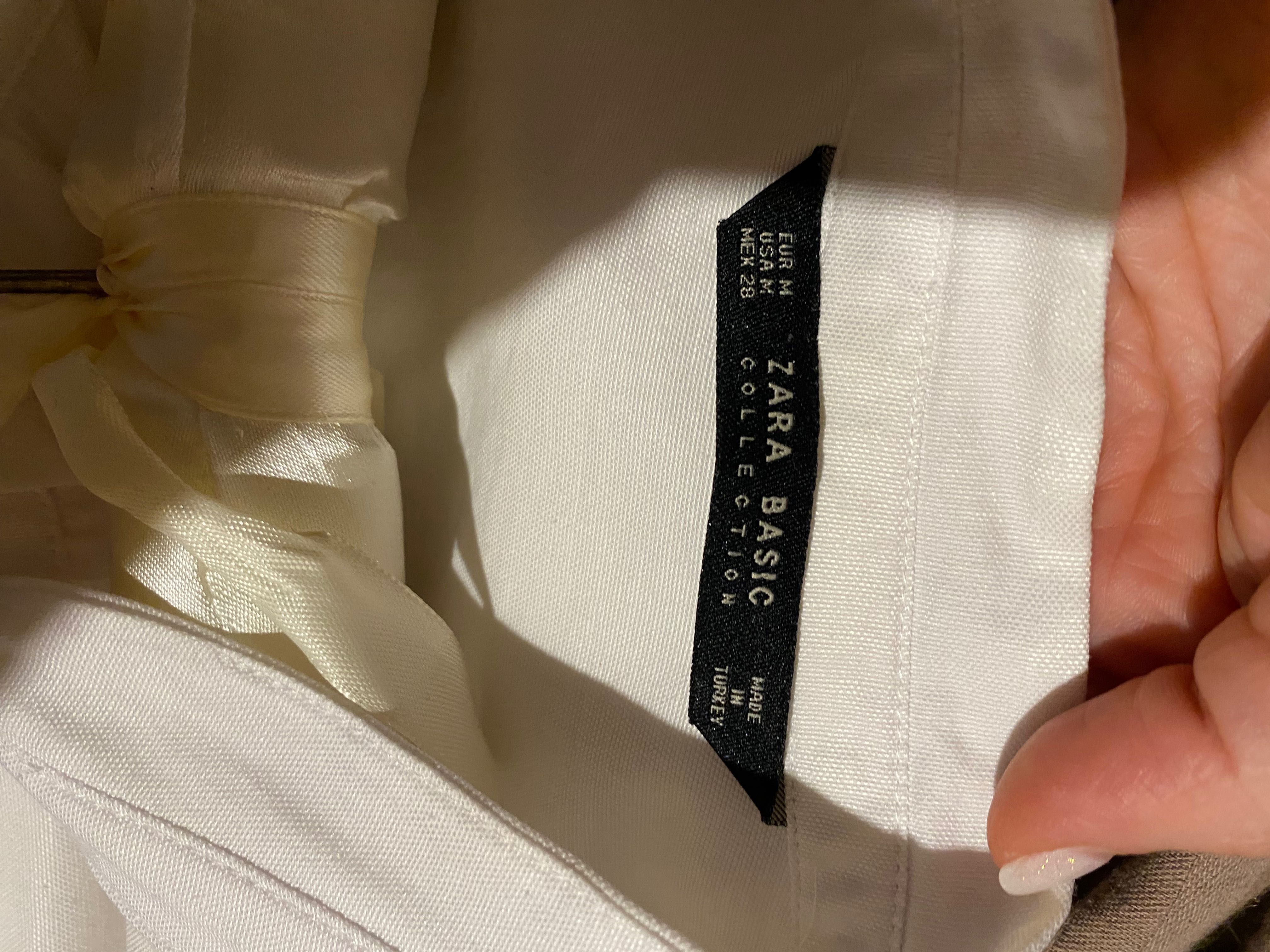 Бяла риза zara massimo dutti размер С
